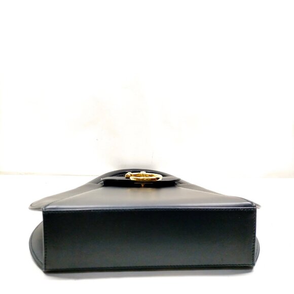 Cartier Hand Bag Black Leather 705-090325 - Picture 6 of 16
